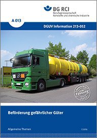 BG RCI: Merkblatt zur Beförderung gefährlicher Güter
